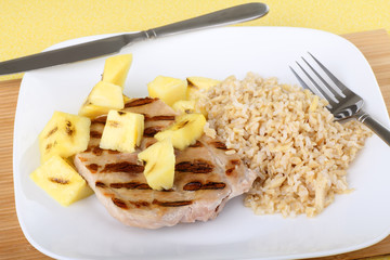 Grilled Pork Loin Meal