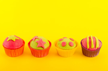 Colorful cupcakes