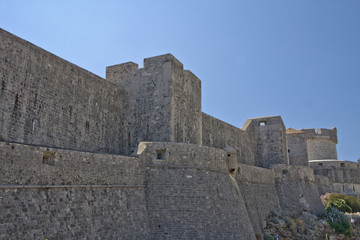 Fototapeta na wymiar Dubrovnik fortifications