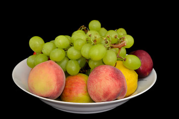 Plate of fruit