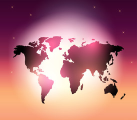 World Map Background