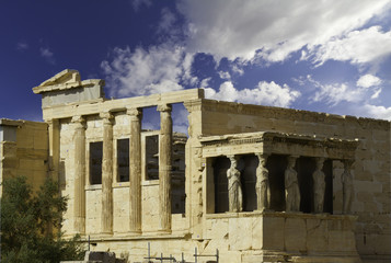 Naklejka premium Caryatids in Erechtheum, Acropolis,Athens,Greece