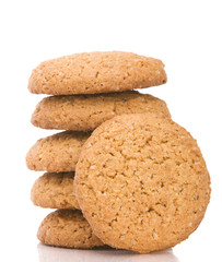 Fototapeta na wymiar Stack of cookies