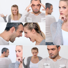 Fototapeta premium Couple arguing