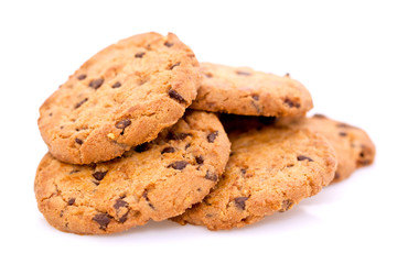 Tas de délicieux cookies