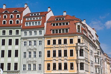 Fototapeta na wymiar Piękne domy w Drezno, Niemcy