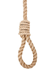 Gallows hanging rope
