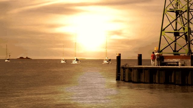 Segelboote laufen aus