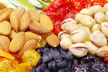assorted dried fruits