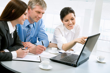 Obraz premium Business colleagues