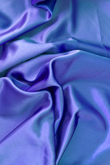 satin bleu