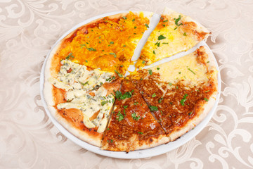 tasty pizza (four cheese)