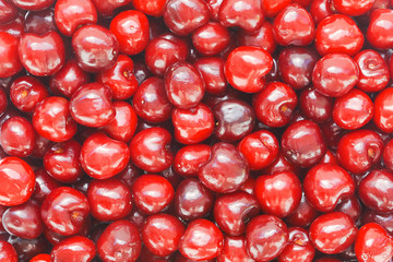 Healthy natural food, background. Cherry