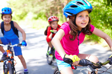 Naklejka premium Bicycle race