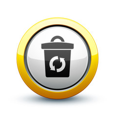 Obraz premium icône poubelle