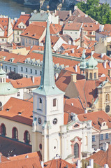 Fototapeta premium Saint Thomas church at Prague