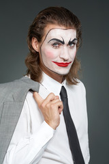Dramatic businessman