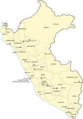 Peru Verwaltungsgliederung