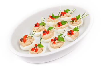 Stuffed eggs