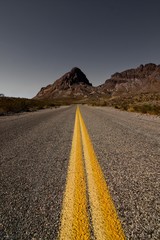 Route 66 in der Nähe von Oatman, Arizona