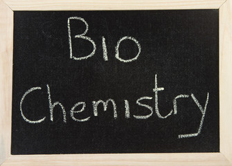 Board with BIO CHEMISTRY