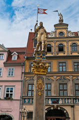 Fototapeta premium Fischmarkt Erfurt