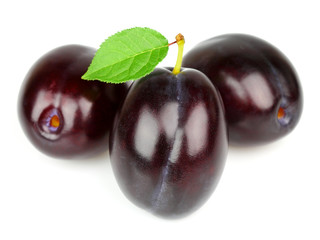 Ripe plums
