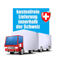 kostenfreie Lieferung innerhalb der schweiz