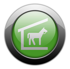 Green Metallic Orb Button 