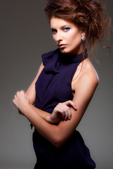 alluring woman posing