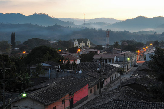 City of Gracias in Honduras