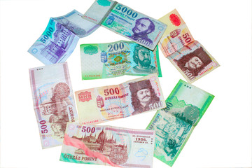 Hungarian forints isolated