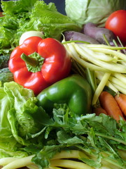 group of fresh vegetables