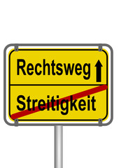 Rechtsweg vs Streitigkeit