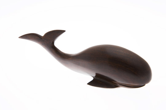 木彫りの鯨