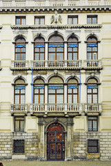 Fototapeta na wymiar Italy, Venice Labia palace facade.
