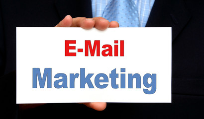 Naklejka premium E-Mail oder eMail Marketing