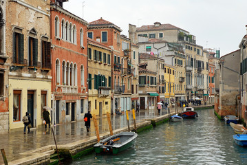 Italy,Venice rio of Mercy in Cannaregio area.