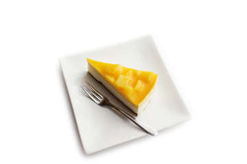 マンゴーレアチーズケーキ
