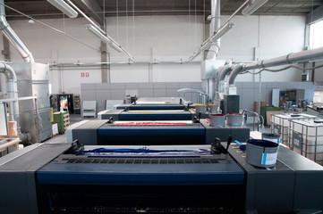 Press printing - Offset machine