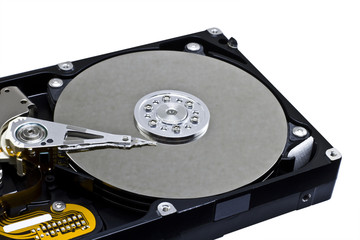 open hard drive