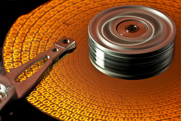 read data on hard disk - one-zero