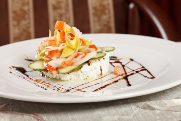 salad with cottage cheese