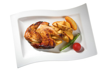 potato and chicken
