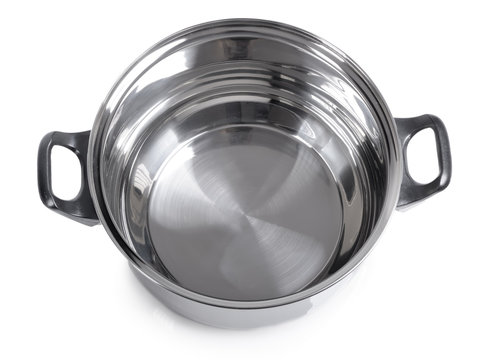Empty pan isolated