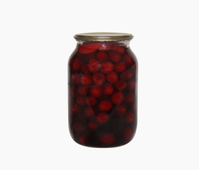 canned cherry and apple compote