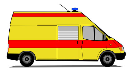 Ambulance vector