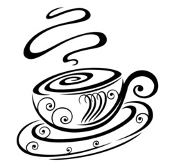Kaffee, coffee, Kaffeetasse, cafe, schwarz, vector