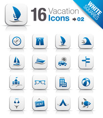 White Squares - Vacation icons