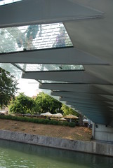 Under the glass bridge